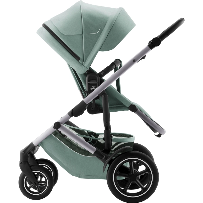 Stroller Set Smile 5Z with Carrycot and Baby Car Seat Jade Green