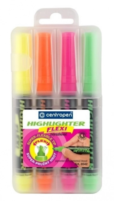 Centropen Flexi Neon Highlighters Set