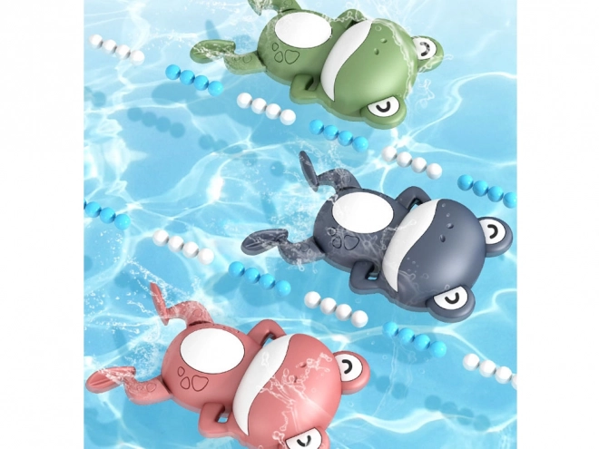 Wind-Up Floating Bath Frog Toy