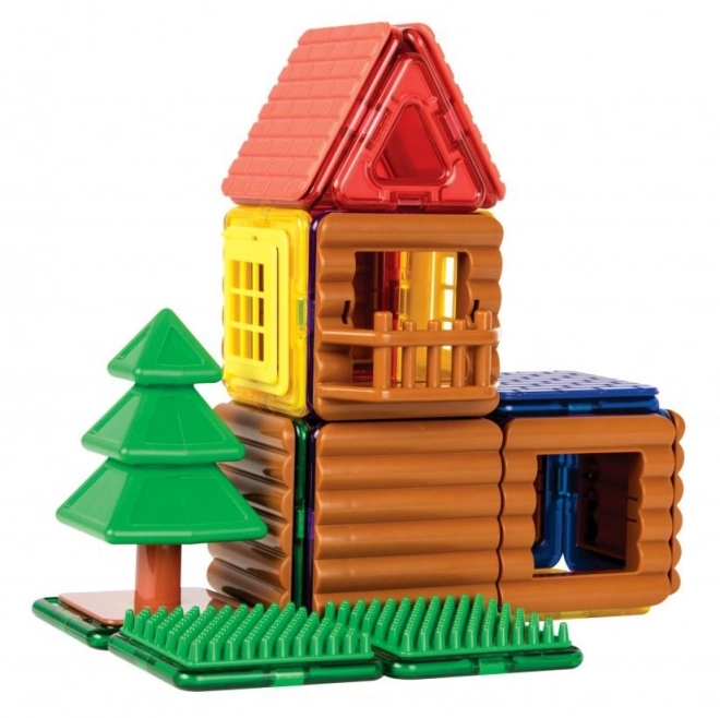 Magformers Log Cabin Building Set