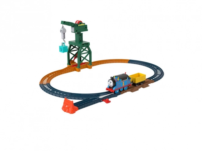 Thomas & Friends Set with Motorized Engine and Crane