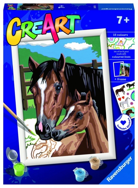 CreArt Painting Horses