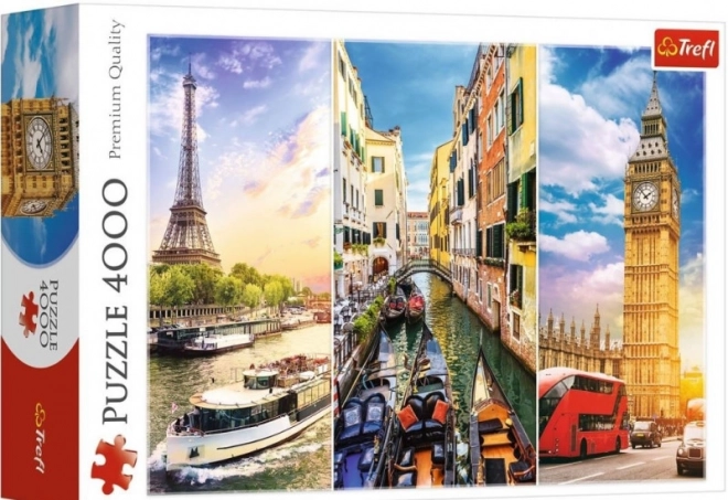 European Adventure Puzzle 4000 Pieces