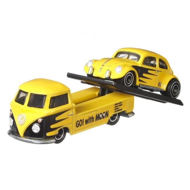 Hot Wheels Truck and Race Car Set