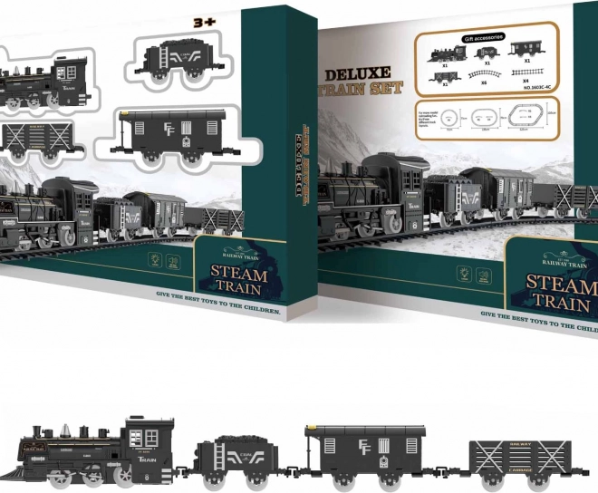 Steam Train Set with Effects