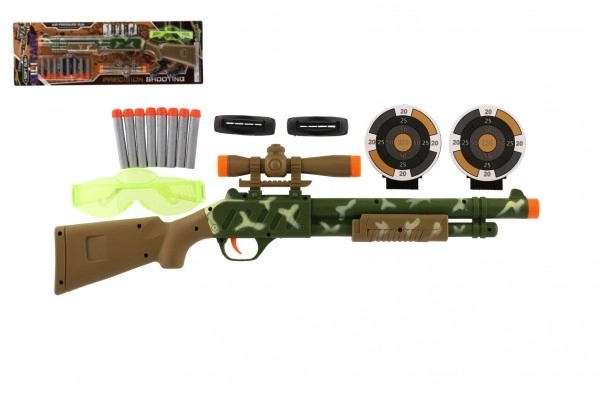 Toy Gun with Scope and Foam Darts