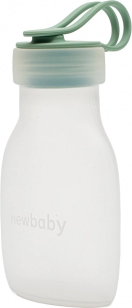 Silicone Milk Bottle New Baby Green