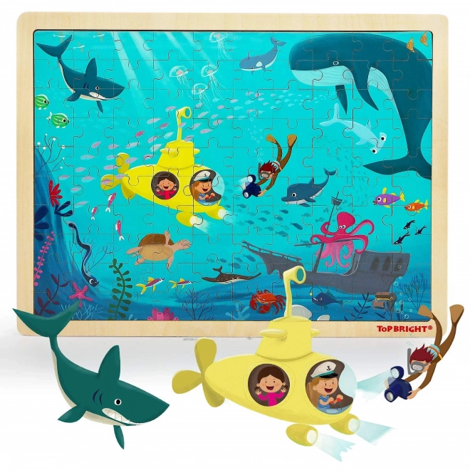 Wooden Ocean Floor Puzzle 100 Pieces