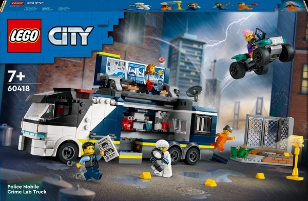 Lego City Police Truck with Forensic Lab