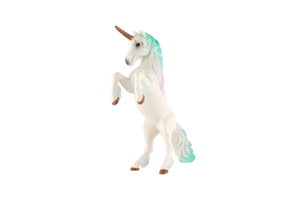 White and Blue Unicorn Toy