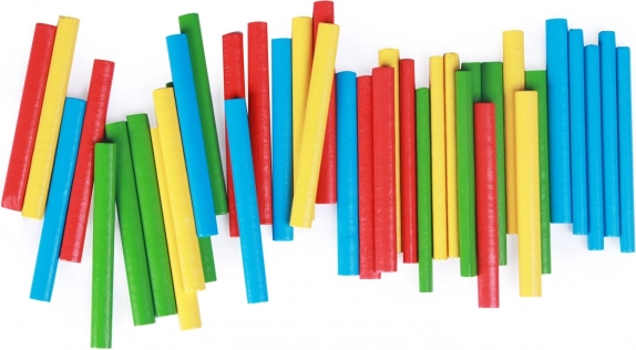 Color sticks for hands-on learning