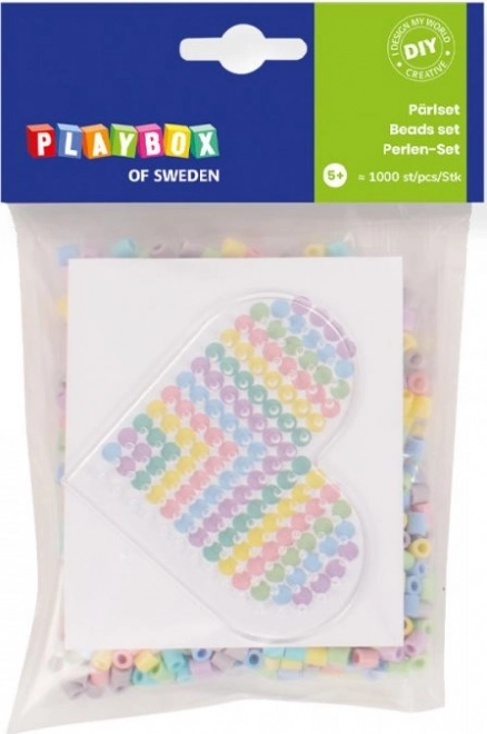 Perler Beads Small Set Heart 1000 Pieces