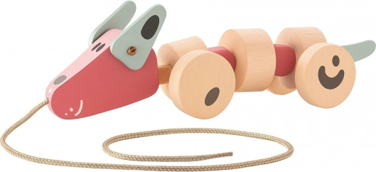 Cubika pastel pull-along wooden ducklings