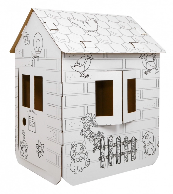 3D Coloring House XXL with Horses for Kids