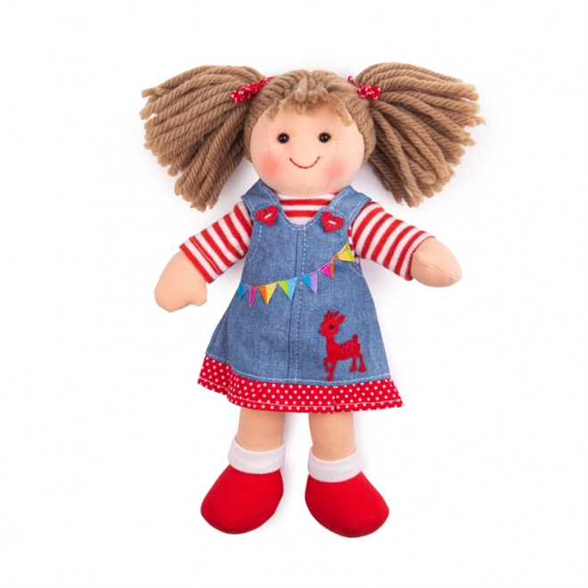 Cloth Doll Hattie by Bigjigs Toys