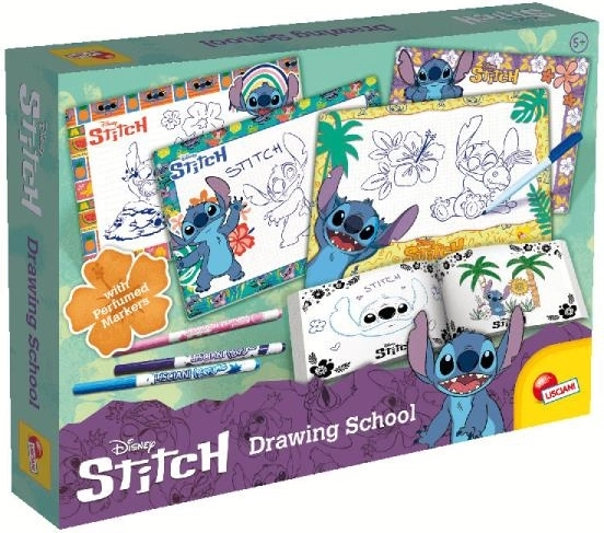 Tegneskole med figuren Stitch