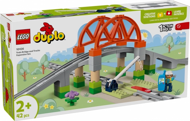 Lego Duplo Bridge and Train Tracks Expansion Set