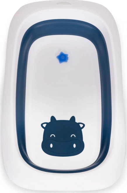 Ecotoys Foldable Bathtub Cow Blue – Blue