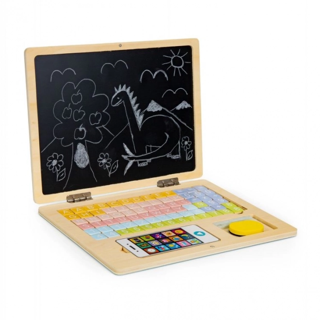 Magnetic Educational Blackboard Laptop