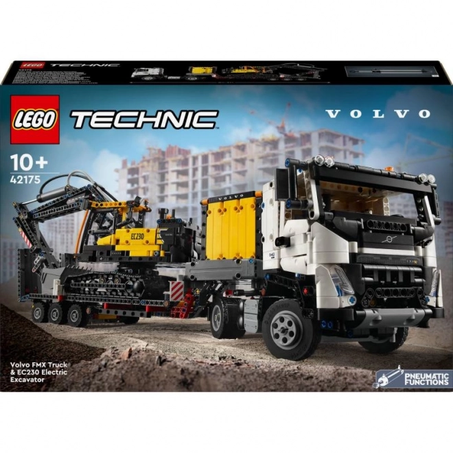 Volvo Construction Truck with Electric Excavator