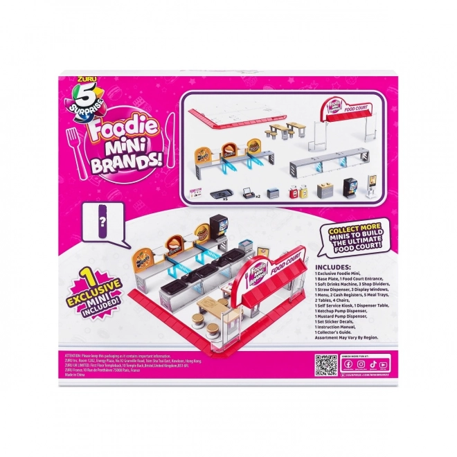 Mini Brands Foodie Mini Food Court Playset