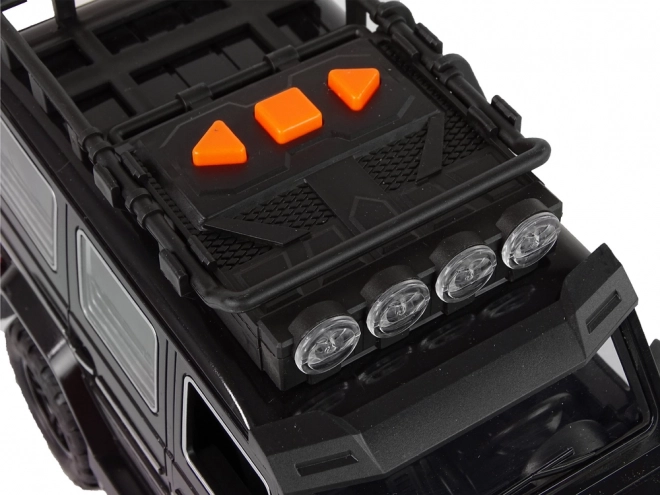 Friction-Powered Off-Road Toy Car with Lights and Sounds