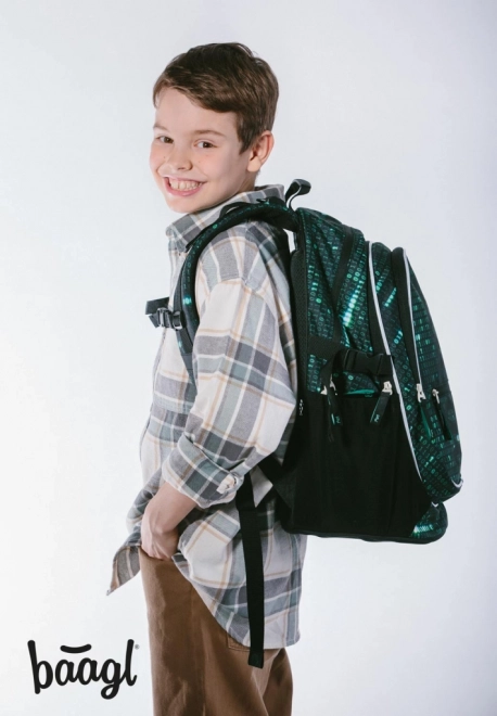 Baagl School Backpack Set Core Numbers