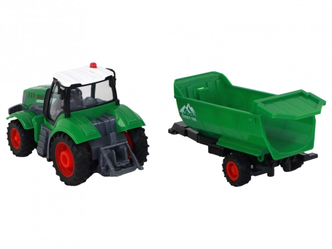 Remote Control Tractor with Trailer and Lights