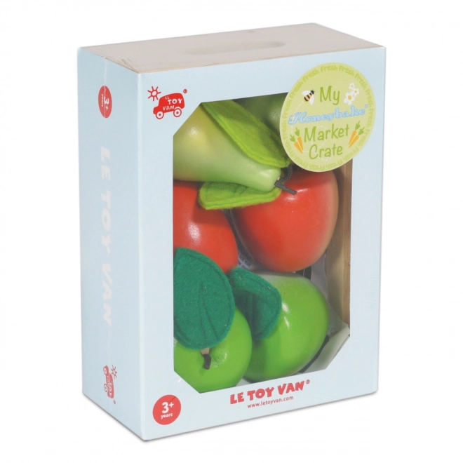 Le Toy Van Wooden Apple and Pear Crate