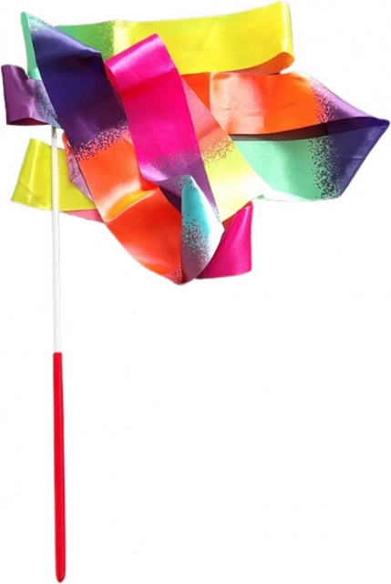 Colorful Gymnastic Ribbon for Dance and Exercise 205 x 5 cm