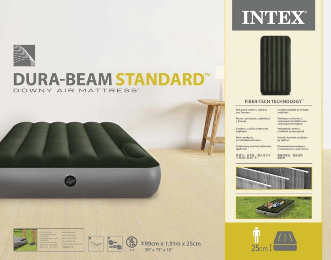 Large Inflatable Bed with Built-in Pump Intex