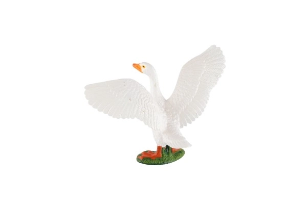 Plastic Domestic Goose Toy 10cm