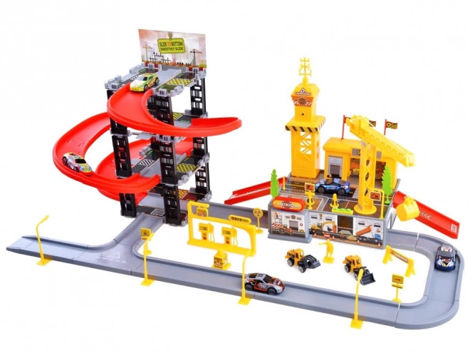 2-in-1 Construction Site Parking Set