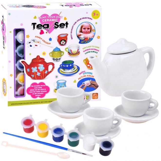 Paint Your Own Ceramic Tea Set