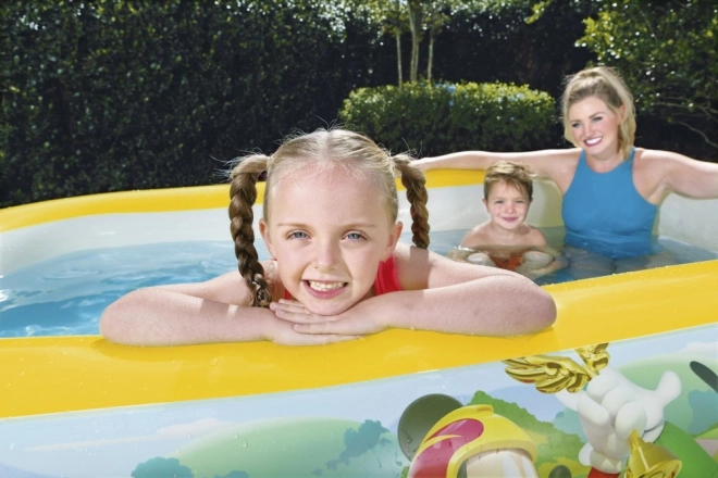 Inflatable Pool with Mickey Mouse Design