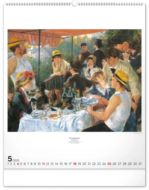 Notique Wall Calendar Impressionism 2025