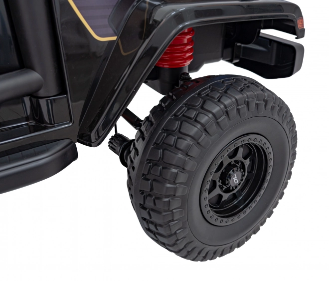 Detské terénne auto Off-Road červené – Čierna