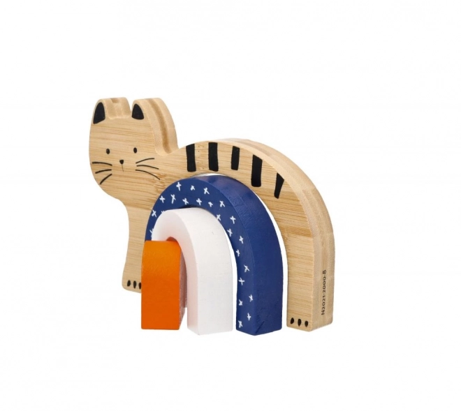 Bamboo Cat Puzzle Blocks