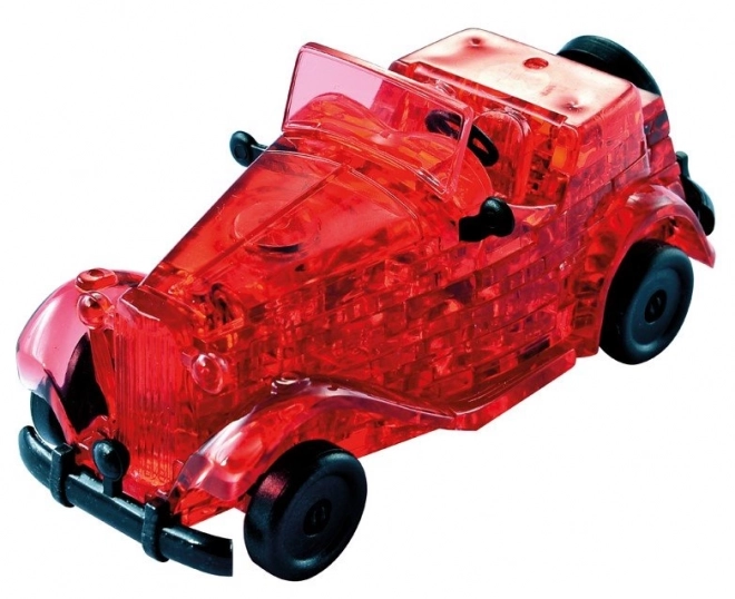 3D Crystal Puzzle Vintage Red Car