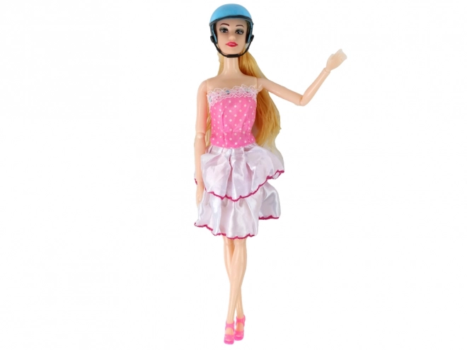 Doll Set with Scooters and Accessories