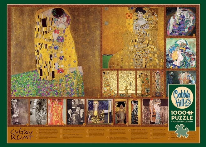 Golden Age of Gustav Klimt 1000 Piece Puzzle