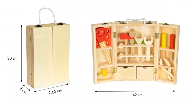 Wooden Tool Box Set