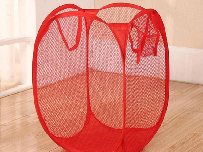 Foldable Laundry Basket and Toy Holder