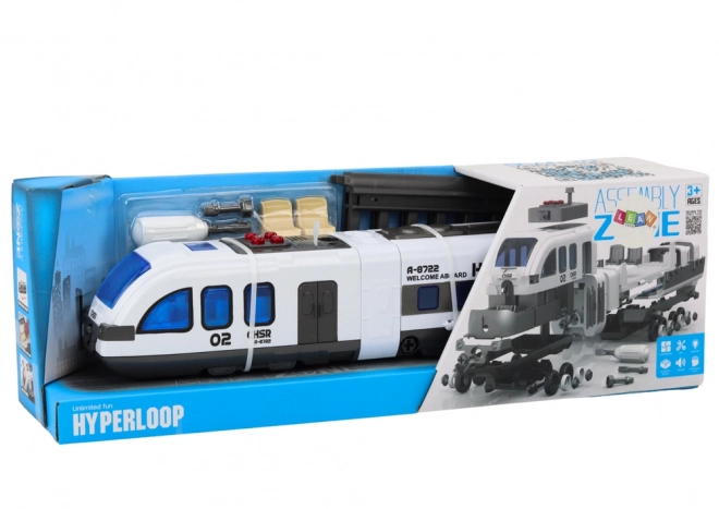 Passenger Train DIY Set with Lights and Sounds