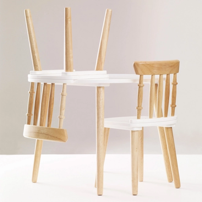 Le Toy Van Wooden Table and Chairs Set