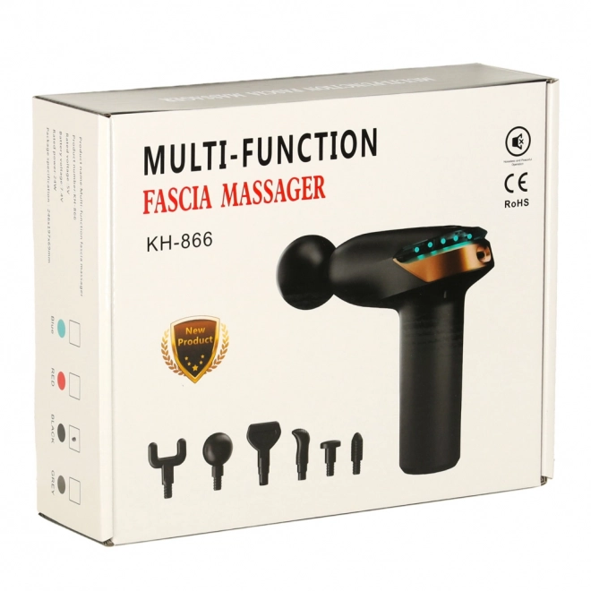 Mini Led Massage Gun with 6 Attachments