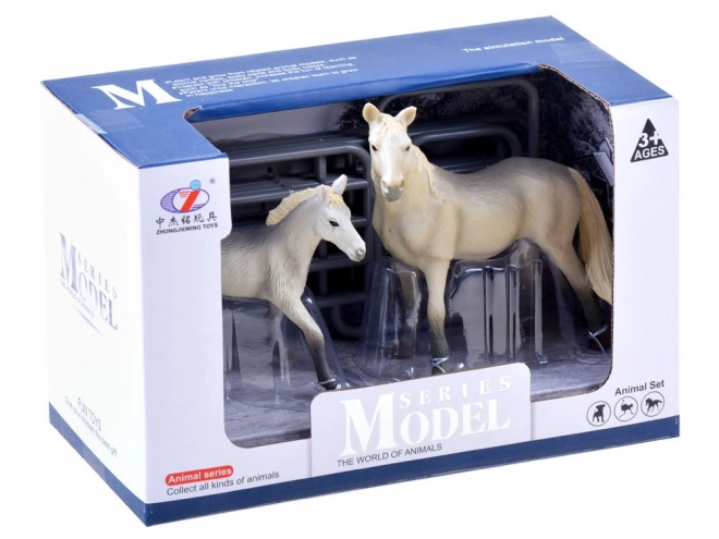 Horse and Foal Figurine Set – B