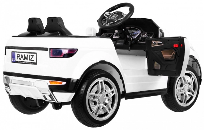 Elektrické autíčko sportovní Rapid Racer bílé