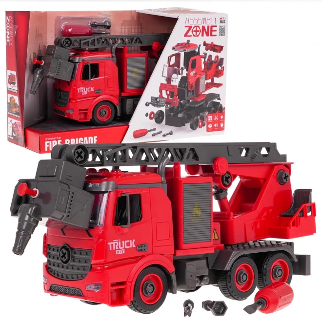 Interactive Fire Truck with Sound and Water Functions