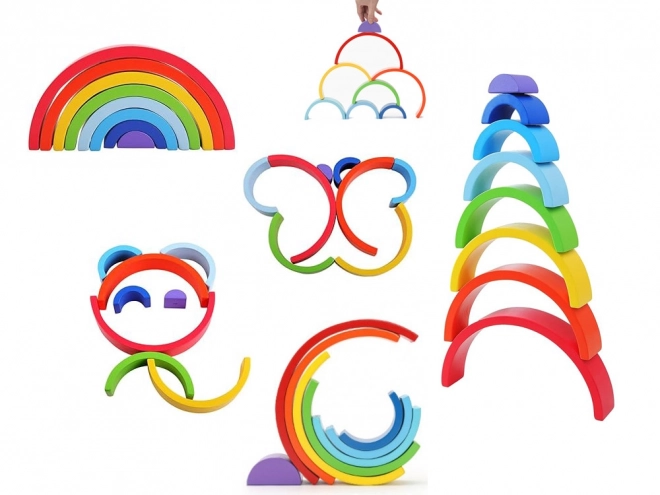 Montessori Wooden Rainbow Puzzle